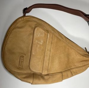 Vintage L.L. BEAN AMERIBAG LEATHER Travel BACKPACK SLING SHOULDER BAG